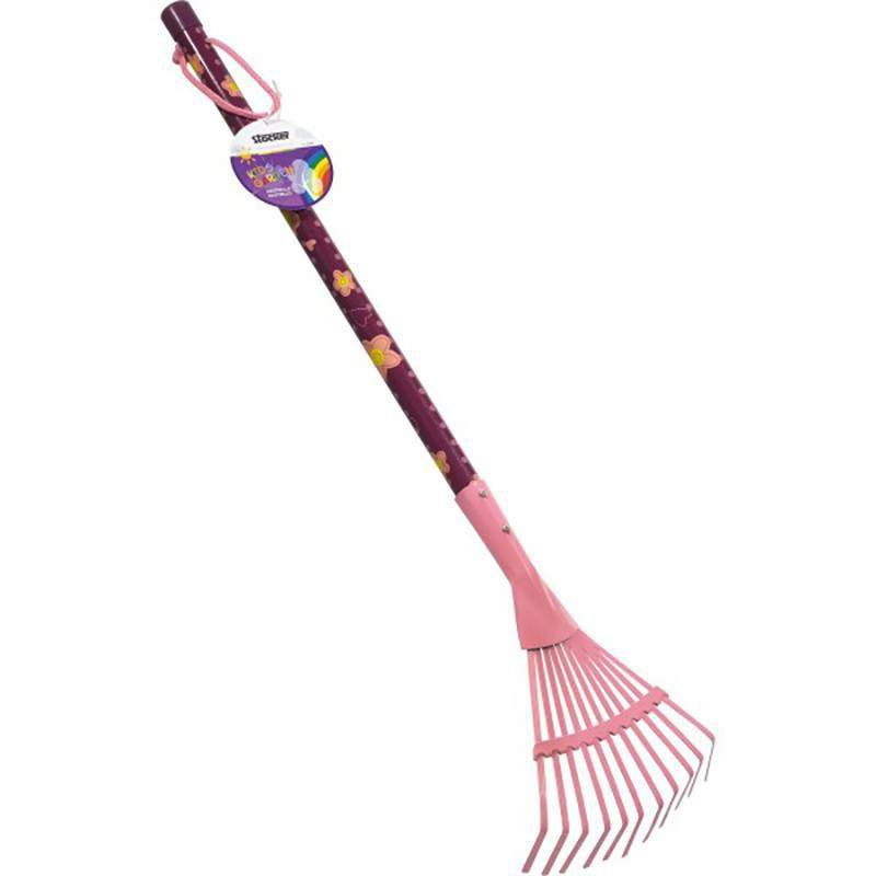 Dětské hrabičky růžové 78cm Stocker
