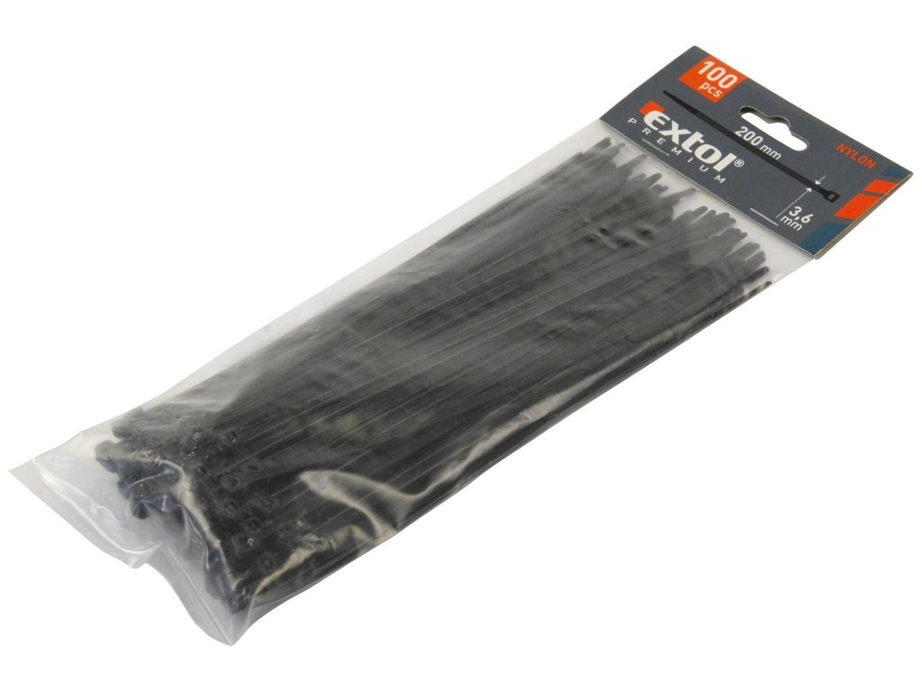 Pásky na vodiče č. 4.8x 380mm -100ks