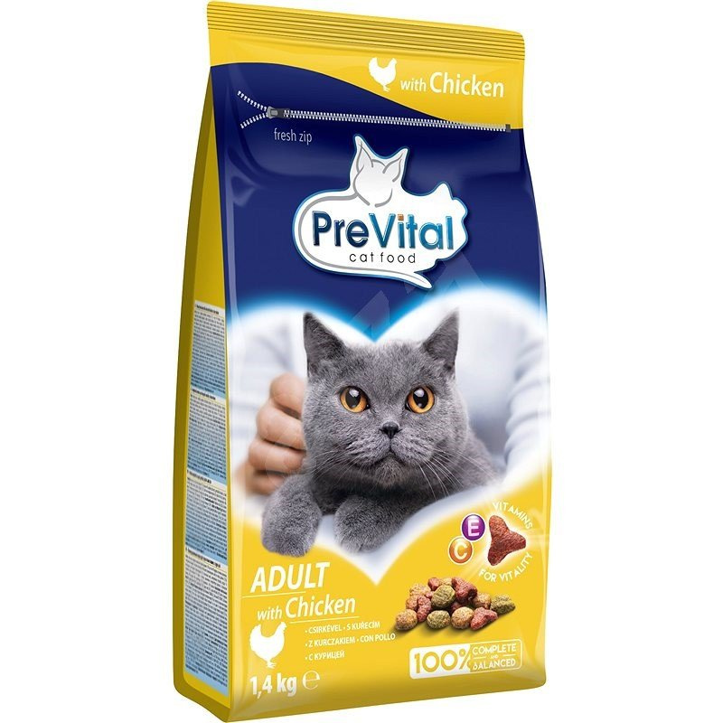 PreVital granule kočka Adult kuře 1,4kg