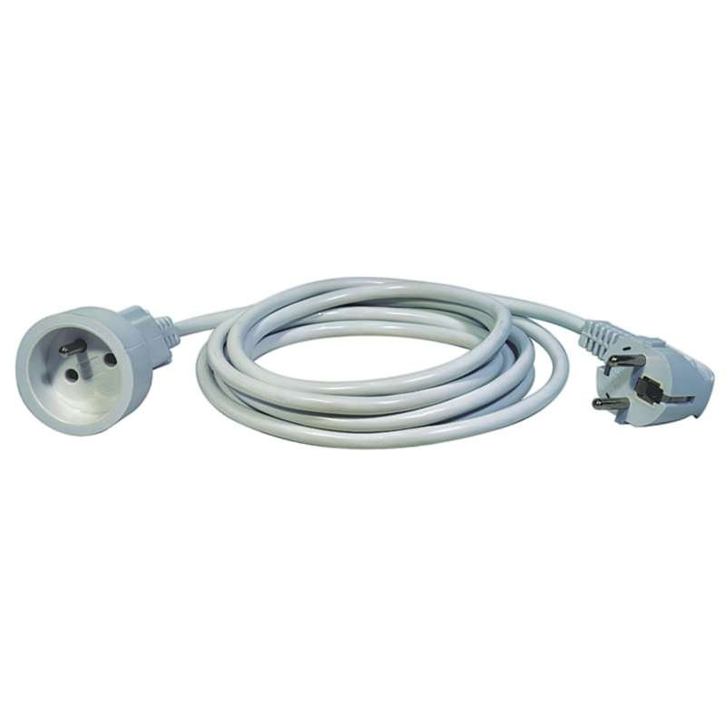 Prodlužovací kabel 7 m / 1 zásuvka / bílý / PVC / 1 mm2