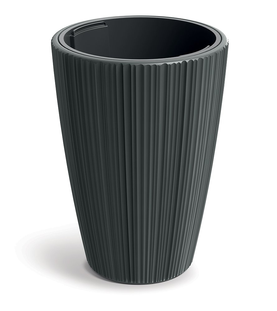 Květináč ORO 29,8cm tmavě šedá