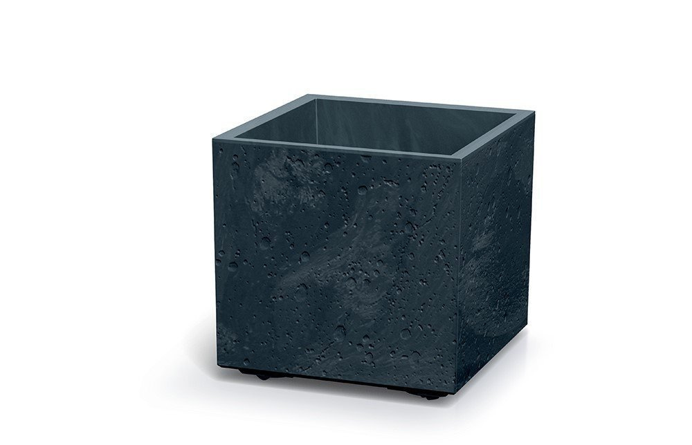 Květináč SIERRA SQUARE BETON EFFECT 28,8cm antracit
