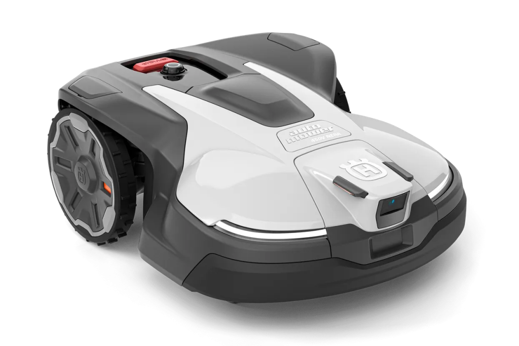 HUSQVARNA AUTOMOWER 450V NERA - 7500m2, AI-kamera, GSM,GPS, EPOS + data 10roků ZDARMA robotická sekačka. - U nás si můžete objednat odbornou instalaci na vaší zahradě.