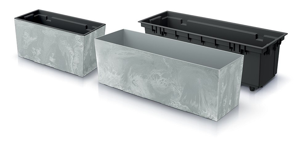 Truhlík URBI CASE BETON EFFECT beton 58cm