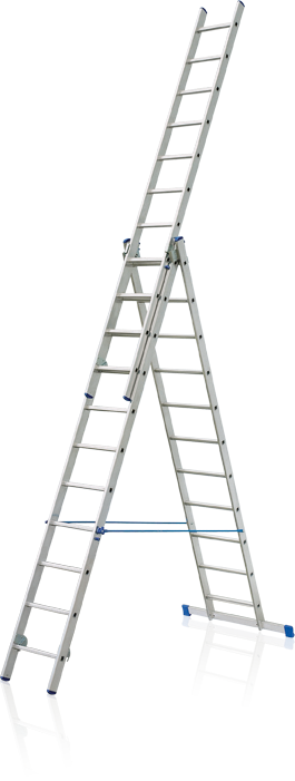 - Žebřík trojdílný 3x11, 677cm, nosnost 150kg