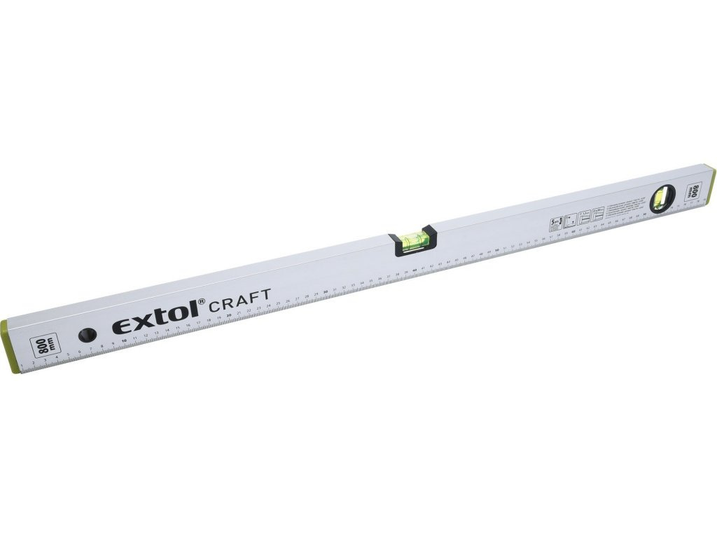 Vodováha 80cm stříbrný elox