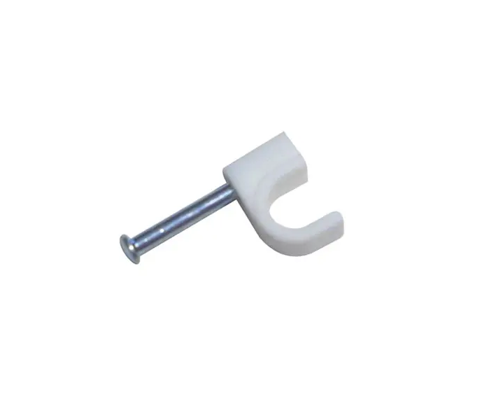 Příchytka kabel.kruh. 8mm BÍ (30ks)