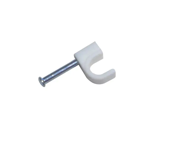 Příchytka kabel.kruh. 7mm BÍ (30ks)