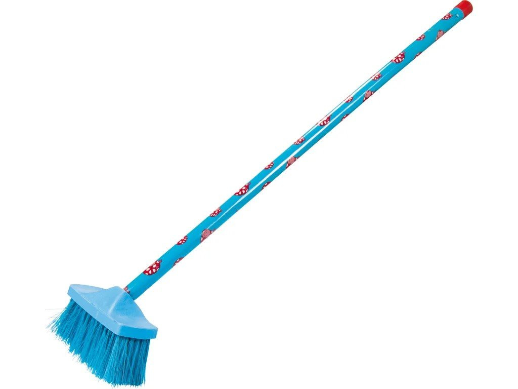 Dětské košťátko modré 78cm Stocker
