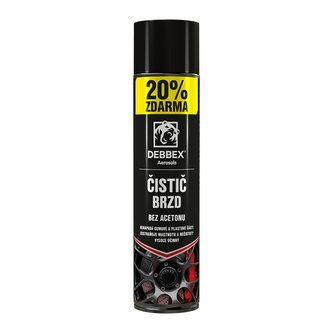 Čistič brzd bez acetonu 500ml + 20% ZDARMA, Debbex