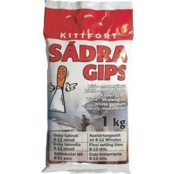 Sádra 1kg bílá