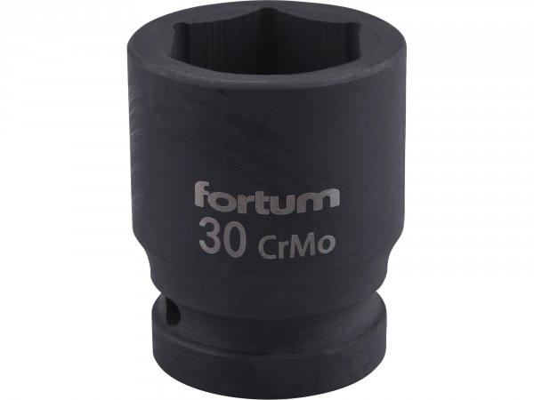 FORTUM hlavice nástrčná rázová 3/4", 30mm, L 54mm