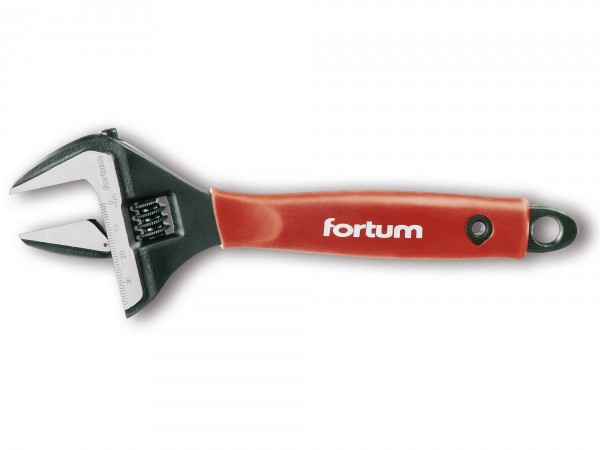 FORTUM klíč nastavitelný instalatérský, rozsah 0-38mm, CrV