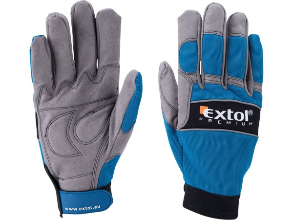 EXTOL PREMIUM rukavice polstrované, velikost XL/11"