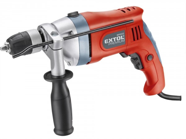 EXTOL PREMIUM vrtačka s příklepem, Click-lock, 850W