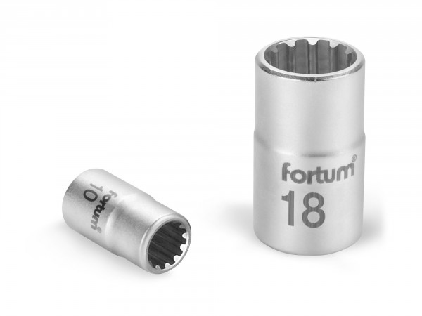 FORTUM hlavice nástrčná Multilock 1/4", 4,5mm, L 25mm