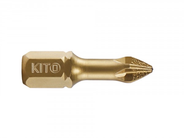 KITO hrot, PH 1x25mm, S2/TiN