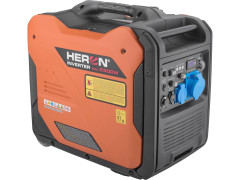 HERON elektrocentrála digitální invertorová, 5,5kW, elektrický start, podvozek
