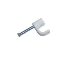 TMX Příchytka kabel.kruh. 4mm BÍ (50ks)