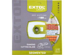 EXTOL CRAFT kotouč diamantový řezný segmentový - suché řezání, O 180x22,2x2,5mm