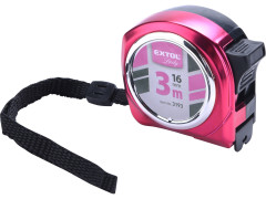 EXTOL LADY metr svinovací, 3m, š. pásku 16mm