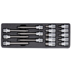 Sada zástrčných hlavic IMBUS 1/2” 16 dílů | plastové plato A