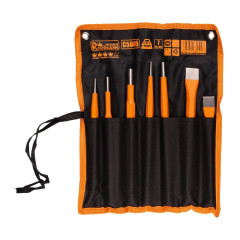 RICHMANN Sada sekáčů a důlčiků 7 dílů | textilní obal