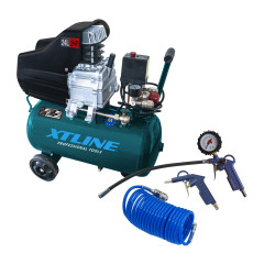 Kompresor olejový 1500 W, 24 l + příslušenství
