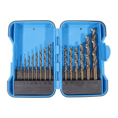 XTLINE Sada vrtáků do kovu cobalt HSS-Co 5 15 dílů | 1,5-10 mm, plastový obal