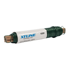 XTLINE STAVTOOL Vázací drát zelený PVC | 0,9 (0,65) mm x 30 m