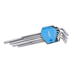 Sada prodloužených TRX klíčů s otvorem | T10-T50, 9 dílů