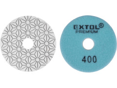 EXTOL PREMIUM kotouč diamantový leštící na suchý zip, O100mm, P400
