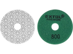 EXTOL PREMIUM kotouč diamantový leštící na suchý zip, O100mm, P800