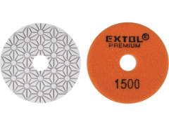 EXTOL PREMIUM kotouč diamantový leštící na suchý zip, O100mm, P1500