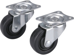 EXTOL Kolečka otočná z tvrdé pryže, sada 2ks, průměr 40mm