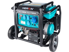 HERON HERON Elektrocentrála benzínová 17HP/8,2kW, podvozek, elektrický start