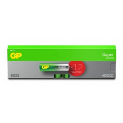 EMOS Baterie alkalická GP SUPER AA (LR6) 1,5V - 12ks