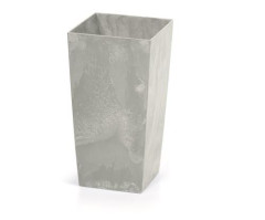 TMX Květináč s vkladem URBI SQUARE BETON EFFECT šedý 30cm