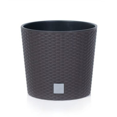 TMX Květináč s vkladem RATO ROUND 20cm umbra