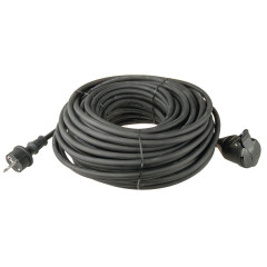 EMOS Prodlužovací gumový kabel | 1 zásuvka, 230 V / 30 m (1,5 mm²)