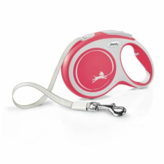 Vodítko FLEXI Comfort L pásek 8m/50kg červená NEW