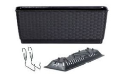 TMX Truhlík RATOLLA PW 49,2x17,2x17,4cm ANTRAC (S433) závěs. s miskou