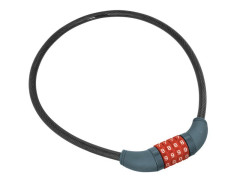 Zámek lankový na kolo kódový 650mm