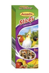 Avicentra tyčinky malý papoušek ovoce+ořech 2ks
