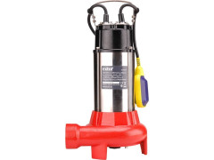 EXTOL čerpadlo ponorné kalové s řezacím nožem, 1100W, 16200l/h=270l/min 1100W