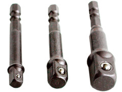 Adapter na vrtačku 1/2"+3/8"+1/4"