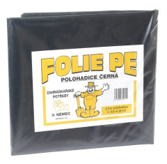 Folie černá  5 bm  0,8x 5m polohadice