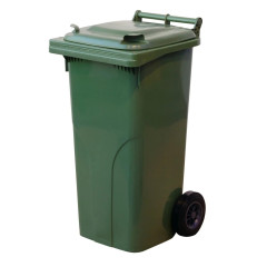 Kontejner 240 L plast - zelená barva -popelnice