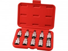 EXTOL PREMIUM hlavice zástrčné IMBUS, sada 10ks, 1/2", CrV/S2
