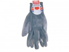 EXTOL PREMIUM rukavice nylonové polomáč. v nitrilu, velikost L/10"